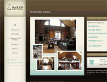 Tablet Screenshot of naked-apartments.com